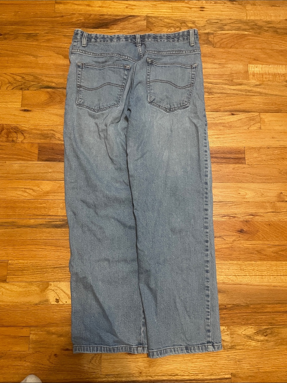 Lee Relaxed Straight Jeans in Light Blue